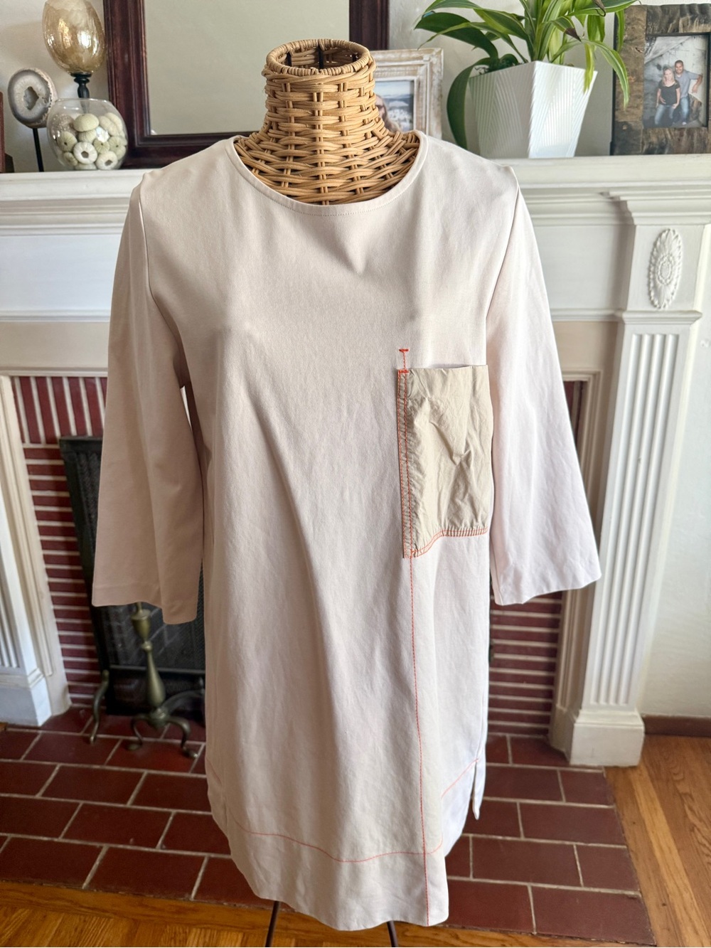 COS chic casual midi shift dress M